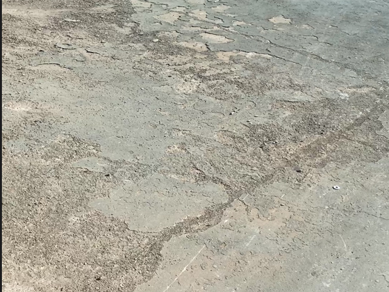 地面起皮麻面凍融