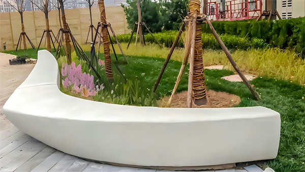 園林美景新選擇：藝科石坐凳，省時省力又省錢